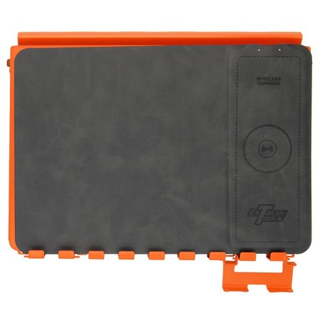 EXTREME TOOLS Media/Tech Holder with Universal Charging Pad, Orange ACTPOR